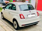 Fiat 500 1.2i 1ste eigenaar, Auto's, Fiat, Stof, Start-stop-systeem, Wit, Bedrijf