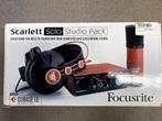 Focusrite Solo Studio Recording Pack - opname muziek, Muziek en Instrumenten, Ophalen, Zo goed als nieuw, Studiomicrofoon