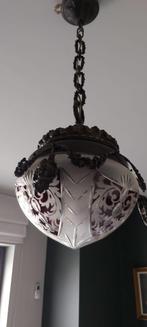 Kroonluchter, Huis en Inrichting, Lampen | Kroonluchters, Ophalen, Gebruikt, Glas
