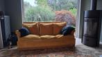 Canape velours moutarde, Ophalen, Overige materialen, 150 tot 200 cm, Driepersoons