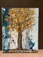 Schilderij gouden boompje, Ophalen of Verzenden