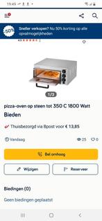 Pizza oven op steen tot 350 C en 1800 Watt, Ophalen of Verzenden, Nieuw