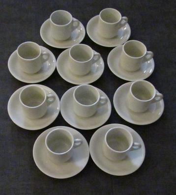 Set kleine koffie tasjes / mokka tasjes beschikbaar voor biedingen