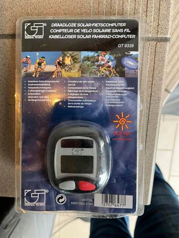 Draadloze solar fietscomputer beschikbaar voor biedingen