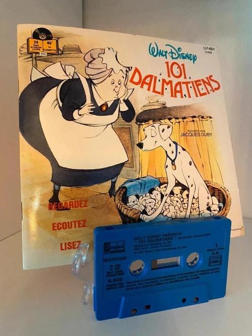 Jacques Duby – Walt Disney, 101 Dalmatiens - France 1961, Cd's en Dvd's, Cassettebandjes, Gebruikt, Origineel, Kinderen en Jeugd