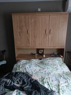 Houten slaapkamer, Huis en Inrichting, Slaapkamer | Complete slaapkamers, Ophalen, Twijfelaar