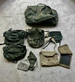 LOT Oude militaire tas rugzak US UK British WW2 ABL 1940 -50, Ophalen of Verzenden, Landmacht, Kleding of Schoenen