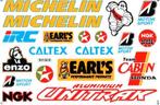 Kit d'autocollants pour casque de moto Michelin NGK Caltex, Enlèvement ou Envoi