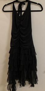 Robe femme noire exclusive avec dos semi-ouvert - taille 38/, Comme neuf, Noir, Eros, Taille 38/40 (M)