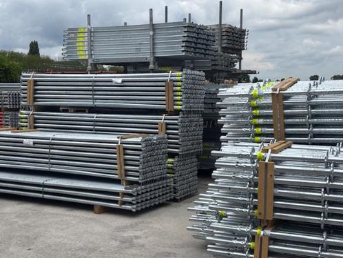 Multidirectionele Steiger 8 m x 8m (werkhoogte) – 62 m², Doe-het-zelf en Bouw, Steigers, Nieuw, Ophalen