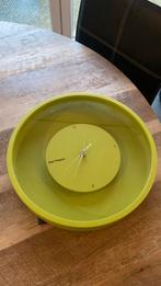 Horloge Salt Pepper verte, Huis en Inrichting, Woonaccessoires | Klokken, Ophalen, Gebruikt, Wandklok