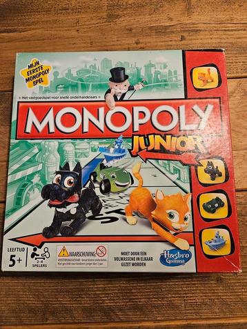 Monopoly junior beschikbaar voor biedingen