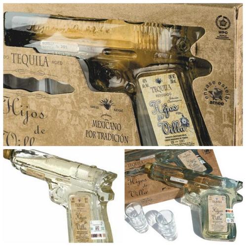 ✓ZELDZAAM Set 6 HIJOS DE VILLA Tequila Reposa Pistola, Verzamelen, Wijnen, Nieuw, Overige typen, Noord-Amerika, Vol, Ophalen