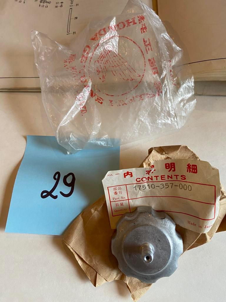 HONDA ELSINORE NOS Benzinedop CR250m 1973, Motos, Enlèvement ou Envoi, Neuf