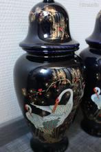Vases porcelaines Déco oiseaux, Antiquités & Art, Enlèvement ou Envoi