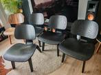 Replica Eames designstoel - lcw zwart en palissanderhout!, Ophalen, Zo goed als nieuw, Zwart, Twee