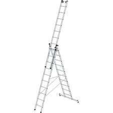 Reformladder, 3-delig, Bricolage & Construction, Échelles & Escaliers, Comme neuf, Échelle, 4 mètres ou plus, Pliable ou rétractable/escamotable