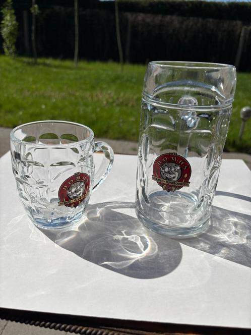 DOMUS/Den D.O.M.U.S - Herberg - Huisbrouwerij (2 bierpullen), Verzamelen, Biermerken, Zo goed als nieuw, Pul(len), Overige merken