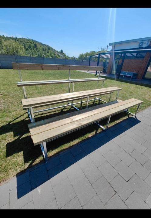 tribune zitbankjes, Tuin en Terras, Picknicktafels, Nieuw, Hout, Ophalen