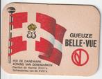 BIERKAART  BELLE-VUE  ROI DE DANEMARK   XVIII, Collections, Marques de bière, Autres marques, Sous-bock, Envoi, Neuf