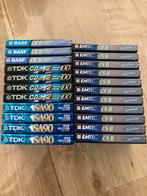 TDK,BASF chrome cassettebandjes, Cd's en Dvd's, Cassettebandjes, Ophalen of Verzenden, Zo goed als nieuw