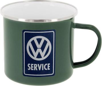 VW | Grande tasse à café en émail Volkswagen | Nouveau, Neuf, -, -, Autres types