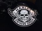 Grote HOG patch. Reflecterende skull, Motoren, Kleding | Motorkleding, Harley davidson