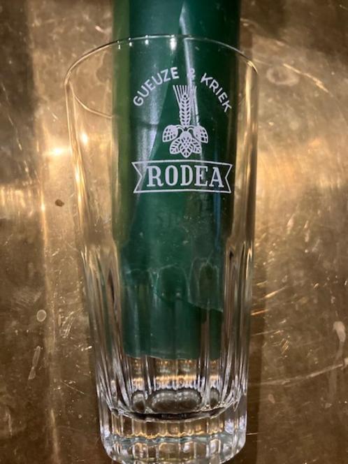 GLAS GUEUZE KRIEK RODEA EYLENBOSCH 25 CL H : 15 CM, Verzamelen, Biermerken, Zo goed als nieuw, Glas of Glazen, Ophalen of Verzenden