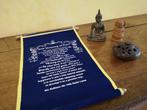 Setje van 2 Boedha's, kaarshouder en tekst Dalai Lama, Ophalen, Zo goed als nieuw