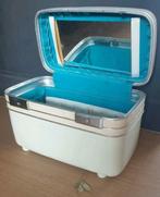 Vintage beautycase met 2 sleuteltjes. In perfecte staat, Ophalen, Gebruikt, Beige