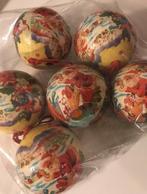 Vintage kerstballen met afbeelding, Ophalen of Verzenden