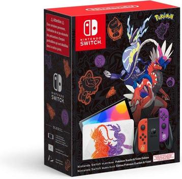 Nintendo Switch OLED - Scarlet & Violet - Pokémon Editie beschikbaar voor biedingen