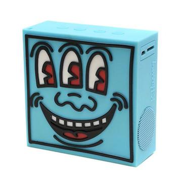ToyQube x Keith Haring - 4" SoundQube (Blue) Nieuw !! beschikbaar voor biedingen