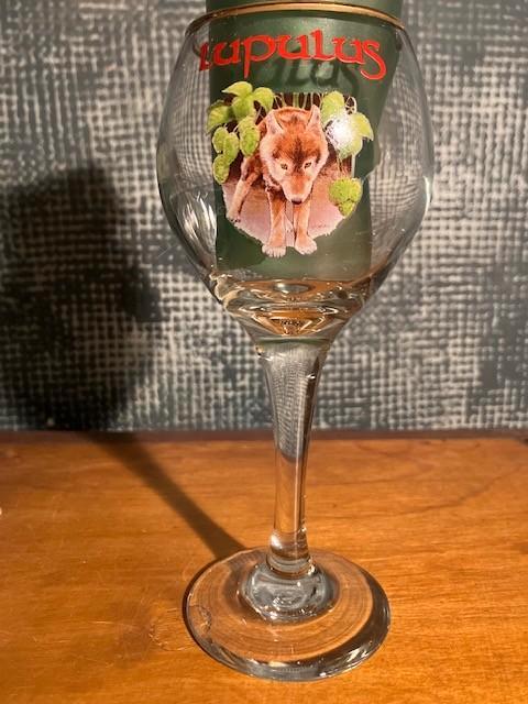 GLAS GALOPIN LUPULUS GOUVY  GALOPIN 15 CL H : 19  CM NIEUW., Collections, Marques de bière, Neuf, Verre ou Verres, Enlèvement ou Envoi