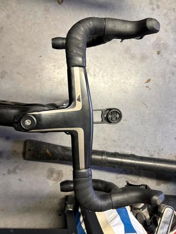 Canyon carbon aeroad cockpit + stuurlint + garmin houder, Enlèvement, Comme neuf, Carbone