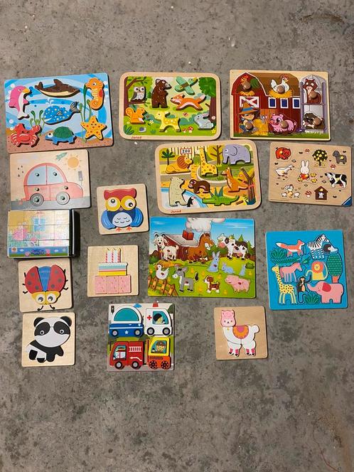 Baby puzzel - houten puzzel -, Kinderen en Baby's, Speelgoed | Kinderpuzzels, Ophalen of Verzenden
