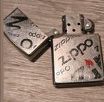 Zippo Aansteker met Zippo Logo's, Verzamelen, Ophalen of Verzenden, Gebruikt, Aansteker