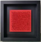 Bernard AUBERTIN - Tableau clous - 1970 - Forte cote, Envoi