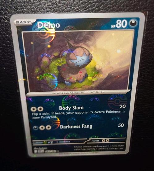 Modern Era: Deino PB 065/086 White Flare, Hobby en Vrije tijd, Verzamelkaartspellen | Pokémon, Zo goed als nieuw, Ophalen of Verzenden