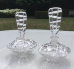 2 Kristallen Art Deco Flesjes Hofbauer, Ophalen