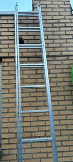 Aluminium ladder van 6 m, Doe-het-zelf en Bouw, Ladder, Zo goed als nieuw