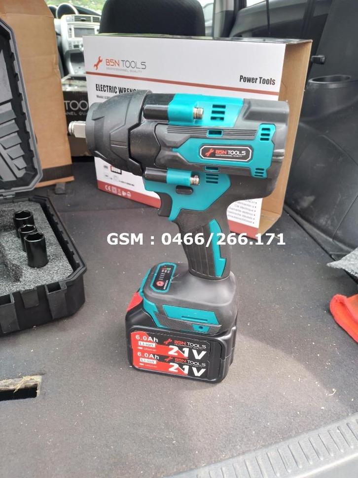 Model 2025 Boulonneuse Pro 21V 800Nm 800W, Auto diversen, Autogereedschap, Nieuw, Ophalen