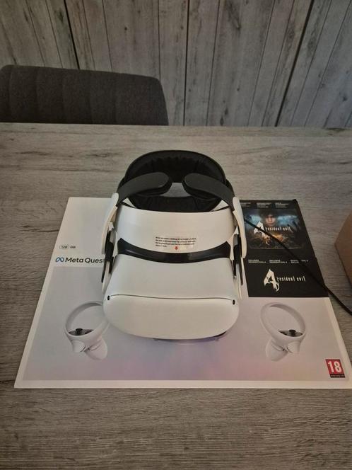 Meta Quest 2 (128gb) + BOBO VR M2 Plus, Games en Spelcomputers, Virtual Reality, Gebruikt, Pc, Ophalen
