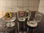 Set van 3 vintage glazen Brouwerij Leroy Boezinge, Verzamelen, Ophalen, Gebruikt, Bierglas