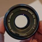 Zeldzame Canon 50mm 1:2 FD-vatting, gemaakt van de versies, Spiegelreflex, Canon, Ophalen of Verzenden, Zo goed als nieuw