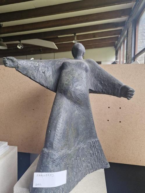 beeldhouwwerk "Zangeres" Henri Van Beersel, Antiek en Kunst, Kunst | Beelden en Houtsnijwerken, Ophalen