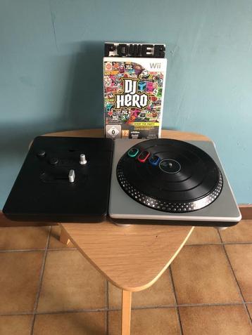 dj hero + wii turntable controller - nintendo wii