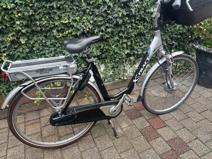 X-Tract E-bike Damesfiets, Fietsen en Brommers, Elektrische fietsen, Gebruikt, Overige merken, 55 tot 59 cm, 50 km per accu of meer