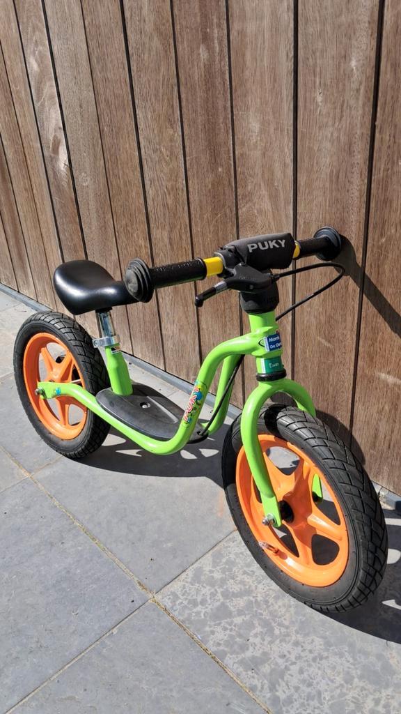 Puky loopfiets met handrem en pikkel, Fietsen en Brommers, Fietsen | Kinderfietsjes, Zo goed als nieuw, Ophalen