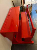 Vintage schoolbank, geschilderd, Kinderen en Baby's, Ophalen, Gebruikt, Tafel(s) en Stoel(en)